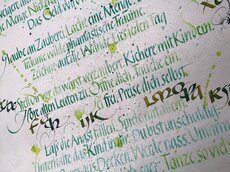 Kalligrafie von Johann Maierhofer