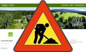 Foto-Collage Baustelle Buchungsportal - Grafik ausPixabay