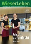 Titel WieserLeben 2024 neuer Speisesaal mit zwei Mitarbeiterinnen